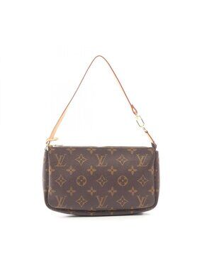 Louis Vuitton Handbag Pochette Canvas Leather